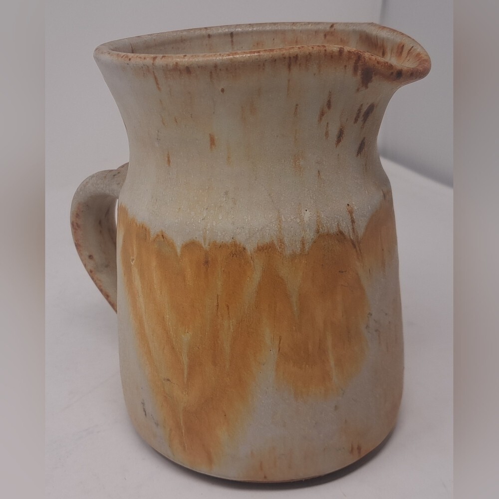 Michael Cohen Vintage Studio Pottery Stoneware Pitcher Jug Mid Century MCM 6.5"